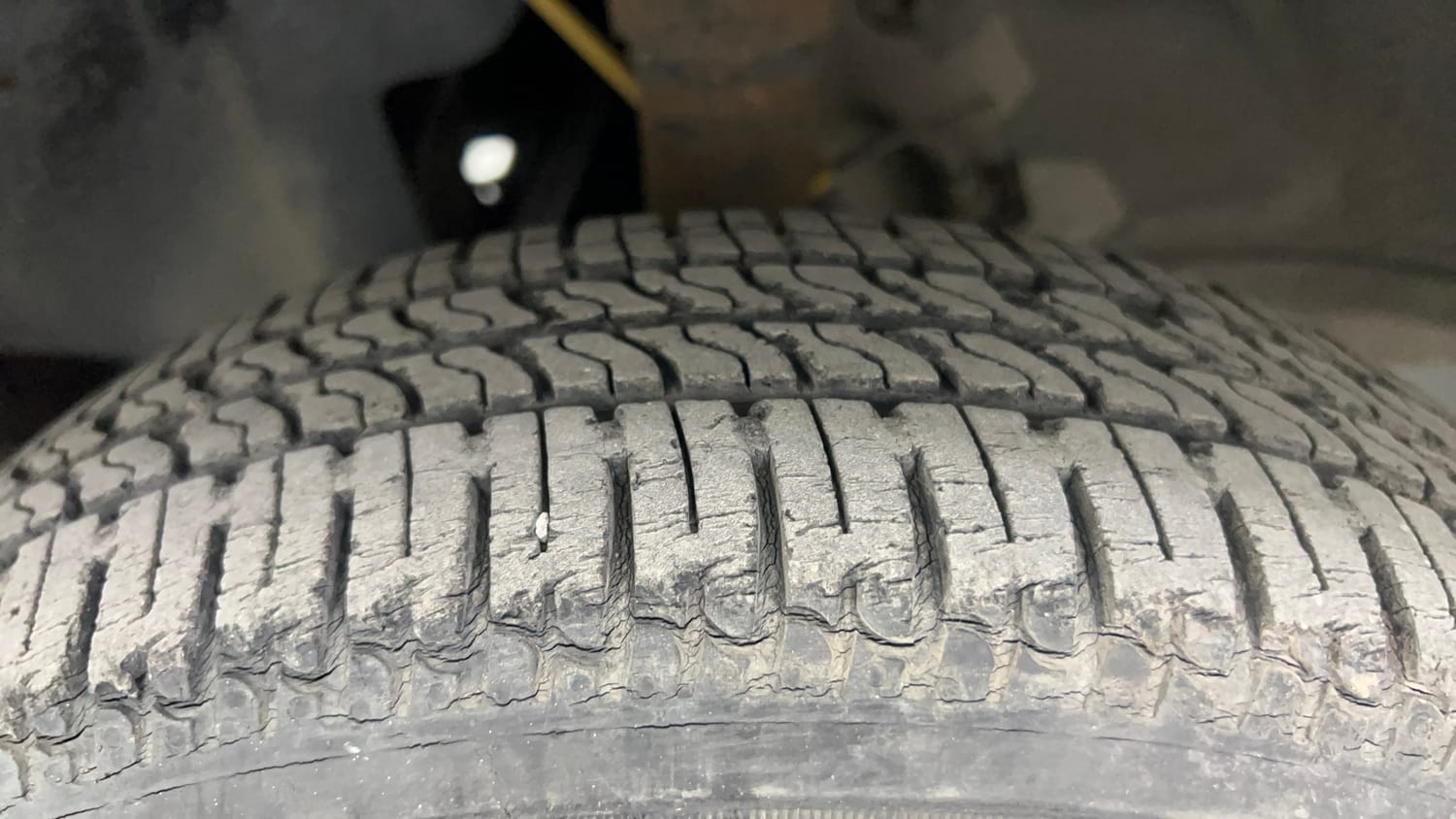 Used 2018 Tata Nano Twist XTA Petrol Automatic tyres LEFT FRONT TYRE TREAD VIEW