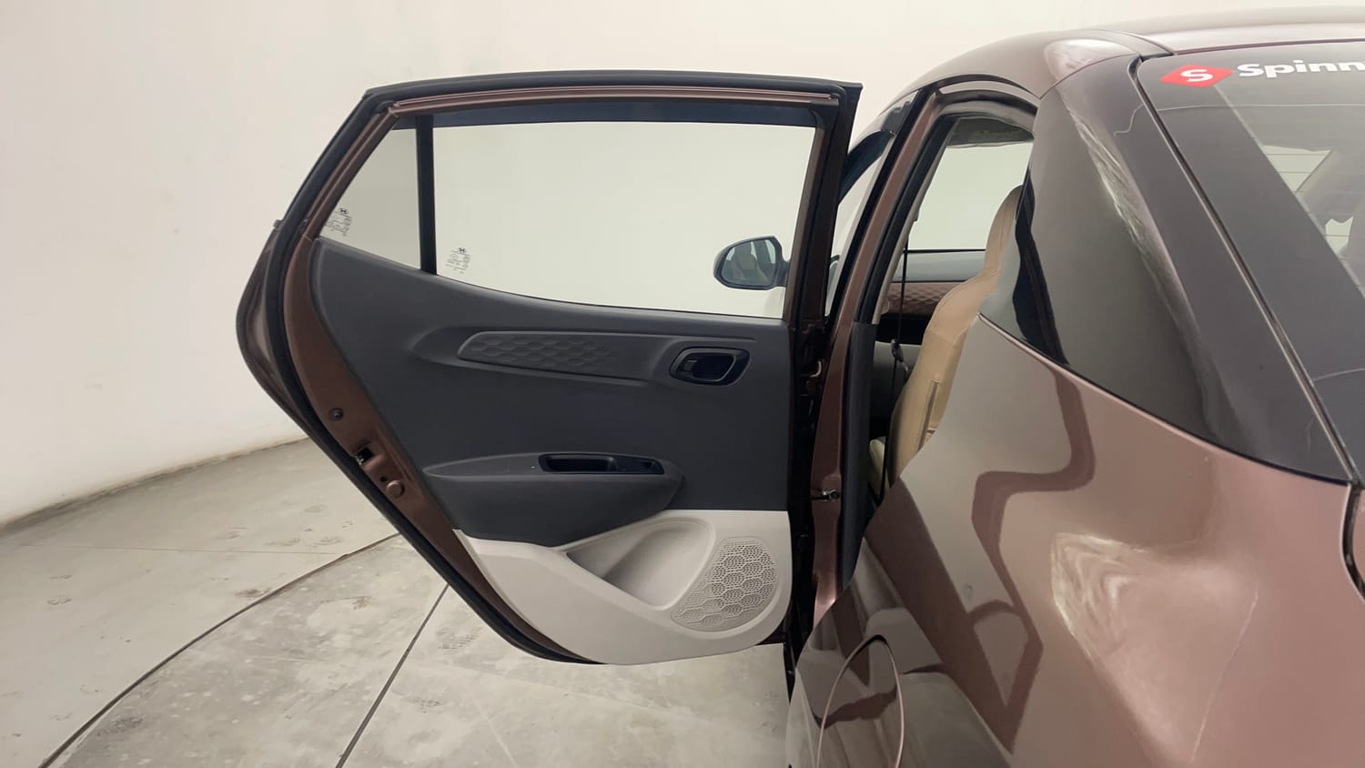 Used 2021 Hyundai Aura S 1.2 Petrol Petrol Manual interior LEFT REAR DOOR OPEN VIEW