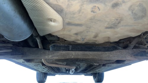 Used 2021 Nissan Magnite XL Petrol Manual extra REAR UNDERBODY VIEW (TAKEN FROM REAR)