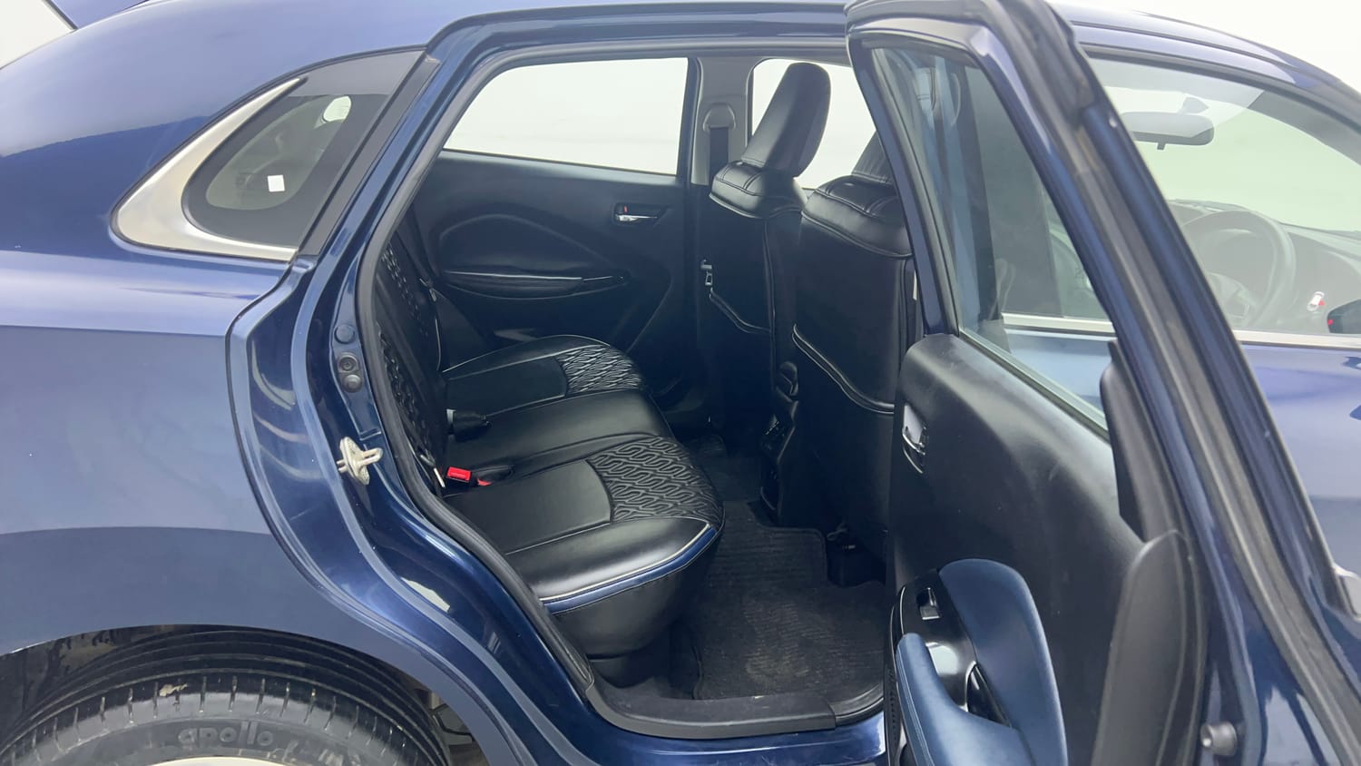 Used 2022 Maruti Suzuki Baleno Zeta MT Petrol Manual interior RIGHT SIDE REAR DOOR CABIN VIEW