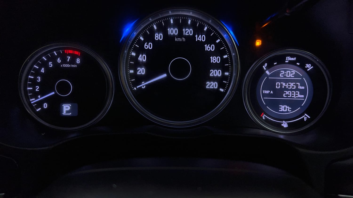 Used 2019 Honda City ZX CVT Petrol Petrol Automatic interior CLUSTERMETER VIEW