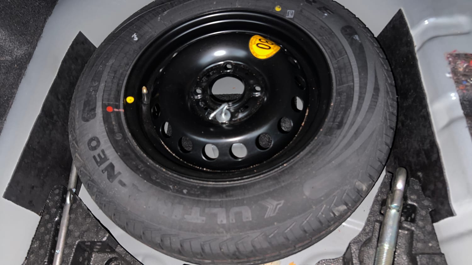 Used 2022 Tata Tigor XZA Plus Petrol Automatic tyres SPARE TYRE VIEW