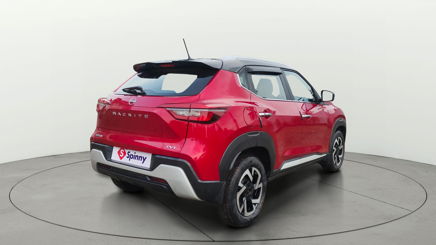 Used 2022 Nissan Magnite XV Premium Turbo CVT Dual Tone Petrol Automatic exterior RIGHT REAR CORNER VIEW