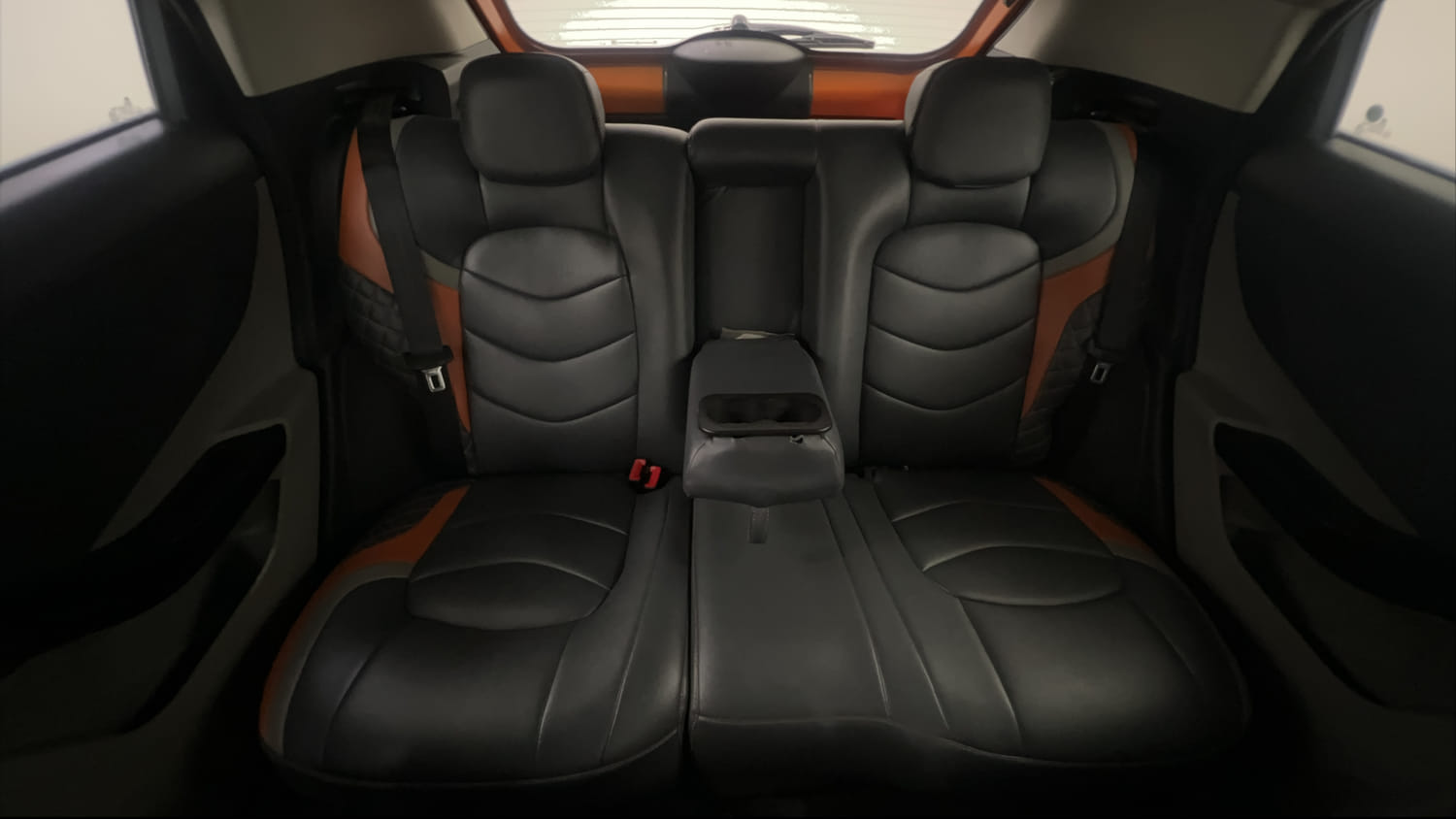 Used 2019 Tata Nexon XZA Plus Petrol Dual Tone Petrol Automatic interior REAR SEAT CONDITION VIEW