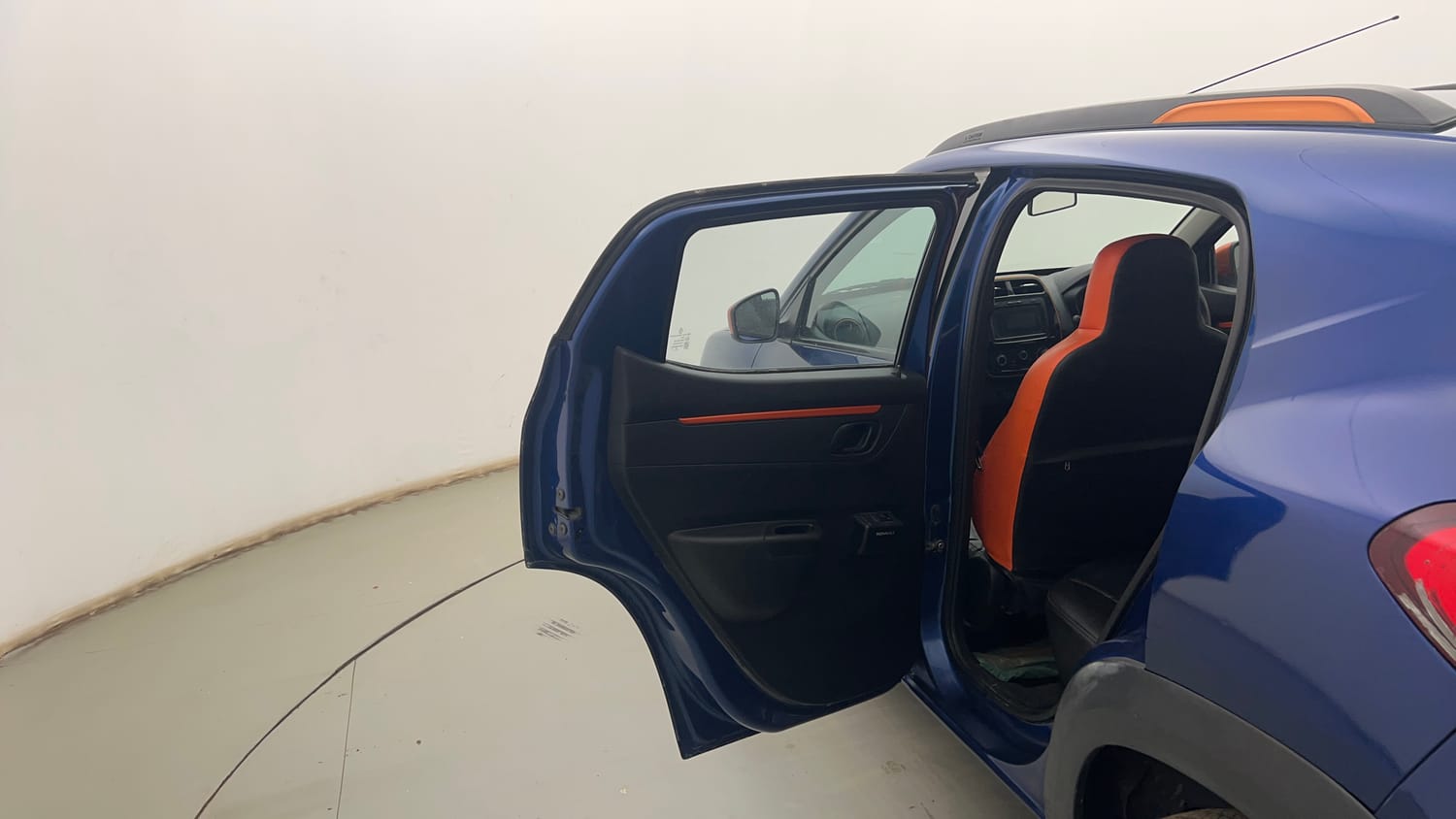 Used 2019 Renault Kwid CLIMBER 1.0 Petrol Manual interior LEFT REAR DOOR OPEN VIEW