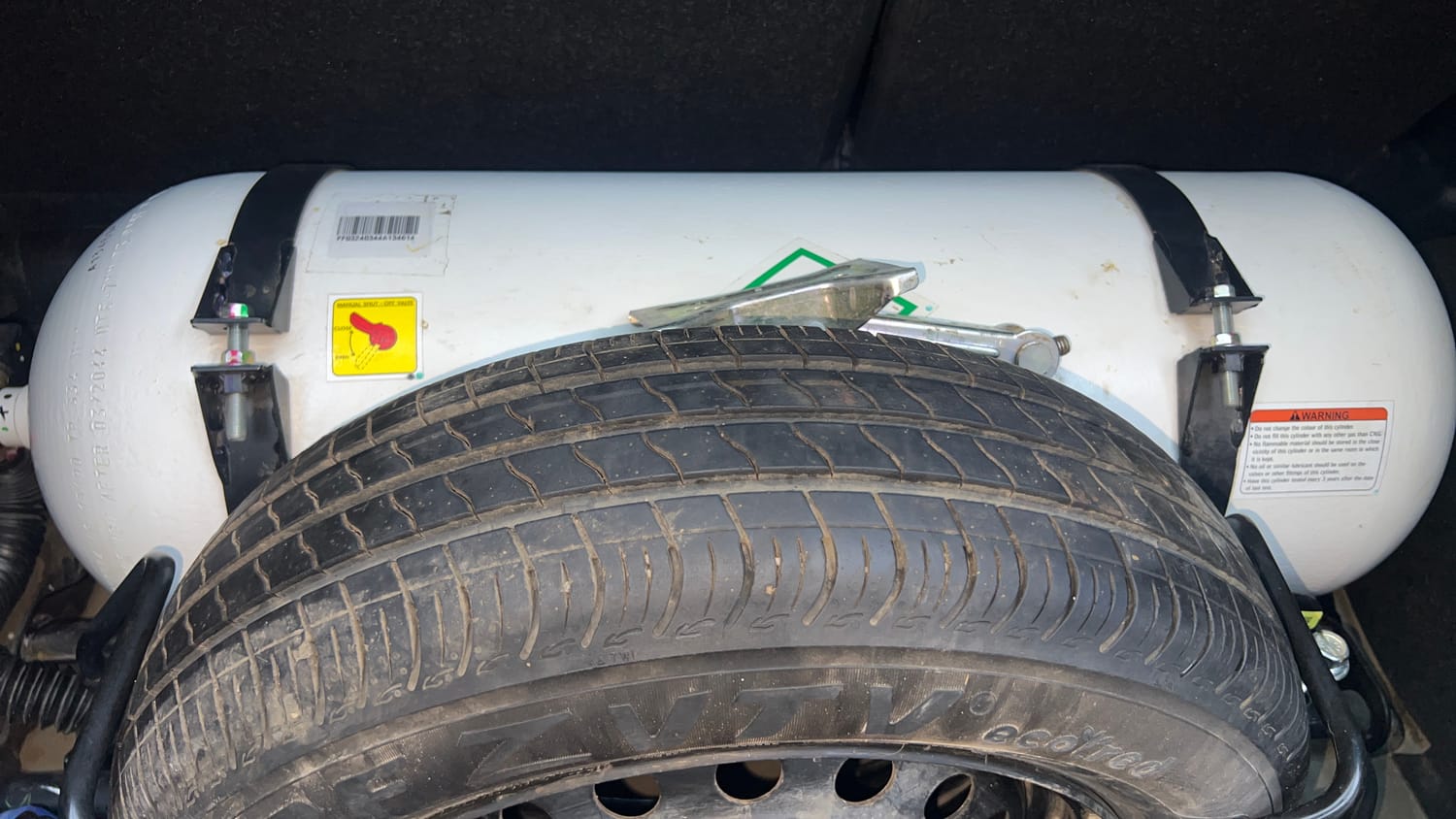 Used 2024 Maruti Suzuki Wagon R VXI 1.0 CNG Cng Manual tyres SPARE TYRE VIEW