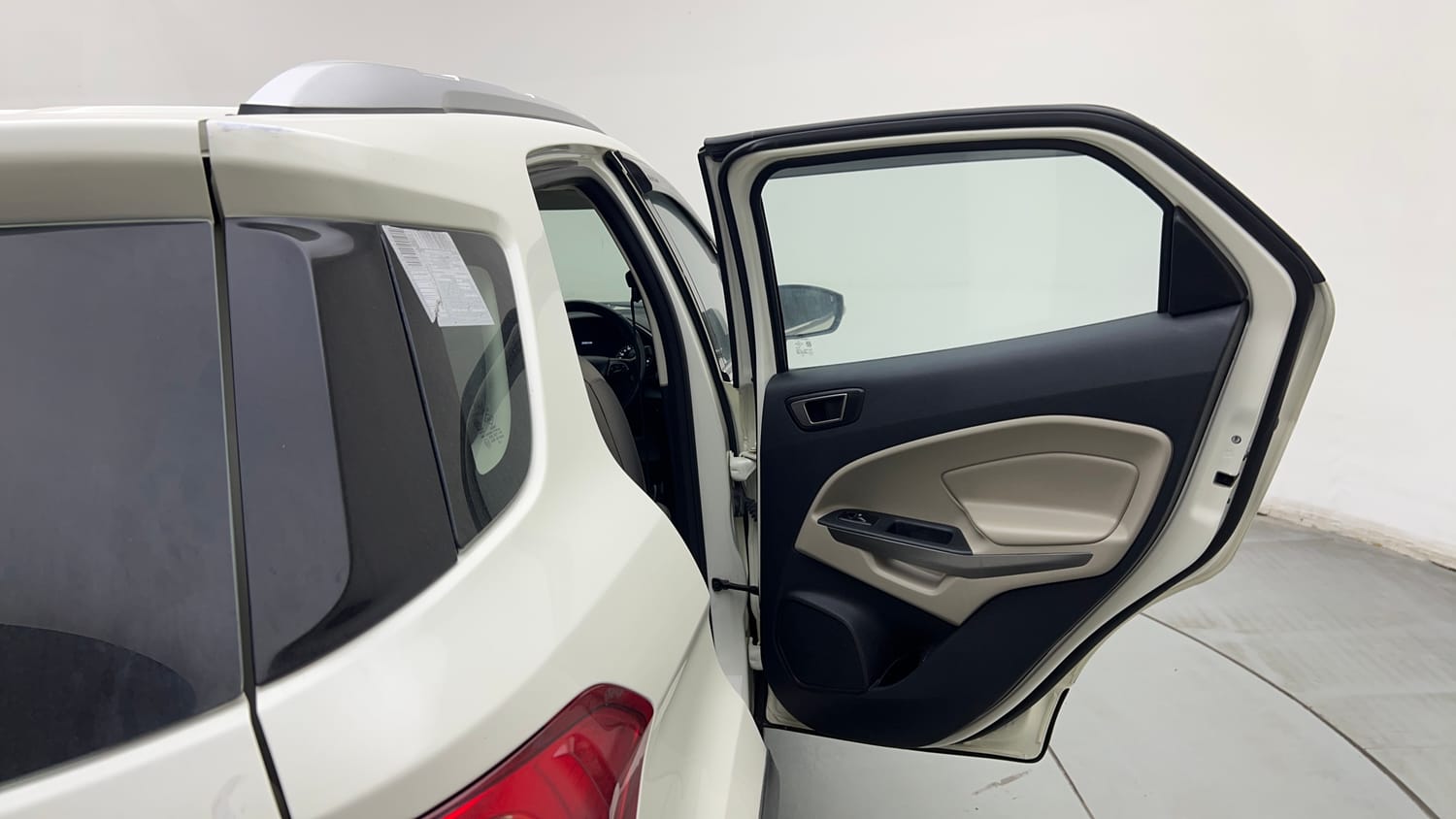 Used 2019 Ford EcoSport Titanium 1.5L Ti-VCT Petrol Manual interior RIGHT REAR DOOR OPEN VIEW