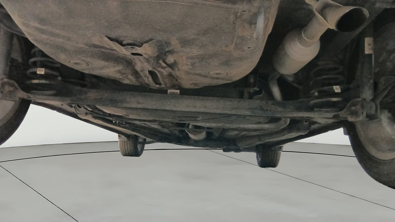 Used 2018 Maruti Suzuki Baleno Alpha 1.2 Petrol Manual extra REAR UNDERBODY VIEW (TAKEN FROM REAR)