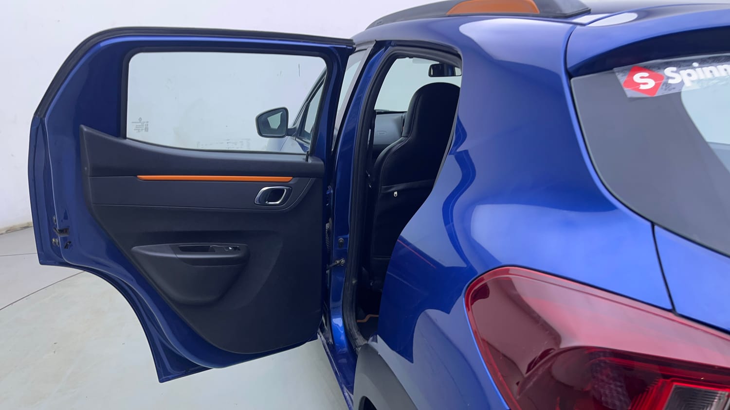 Used 2020 Renault Kwid CLIMBER 1.0 AMT Opt Petrol Automatic interior LEFT REAR DOOR OPEN VIEW