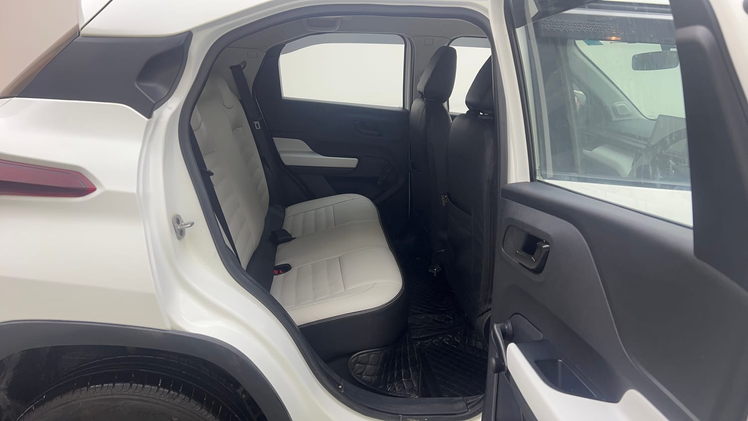 Used 2024 Tata Punch Pure MT Petrol Manual interior RIGHT SIDE REAR DOOR CABIN VIEW