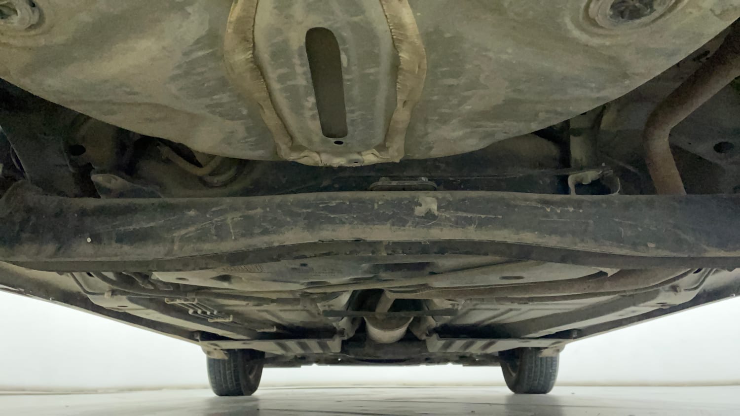 Used 2024 Maruti Suzuki Baleno Sigma MT Petrol Manual extra REAR UNDERBODY VIEW (TAKEN FROM REAR)