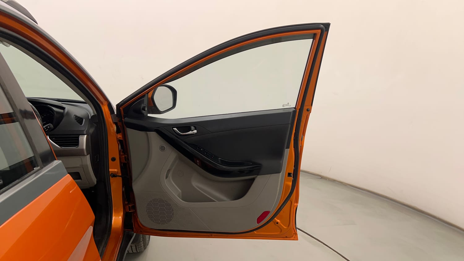Used 2019 Tata Nexon XZA Plus Petrol Dual Tone Petrol Automatic interior RIGHT FRONT DOOR OPEN VIEW