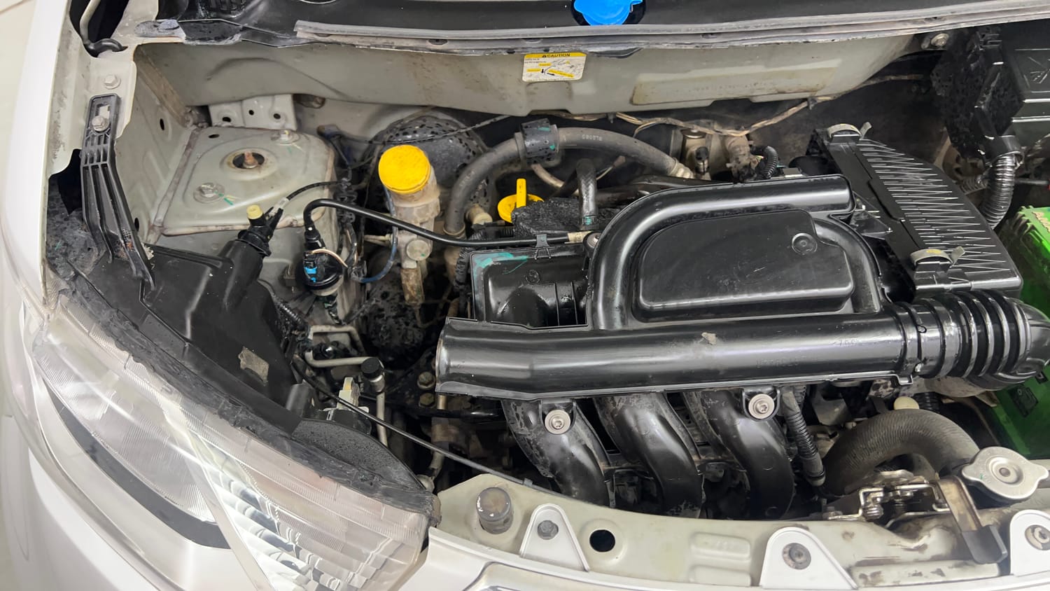 Used 2017 Datsun Redi-GO T (O) Petrol Manual engine ENGINE RIGHT SIDE VIEW