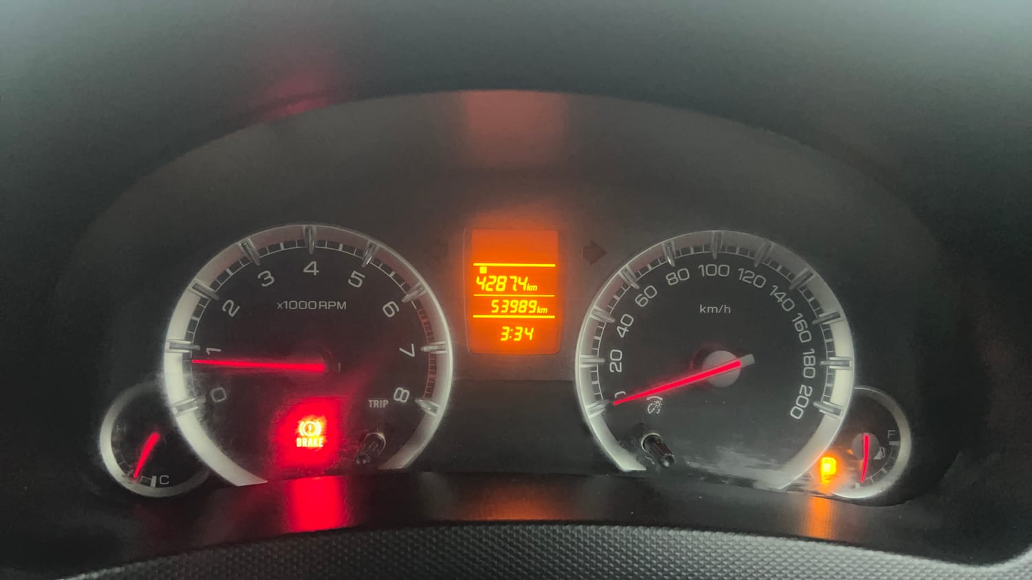 Used 2015 Maruti Suzuki Swift VXi Petrol Manual interior CLUSTERMETER VIEW