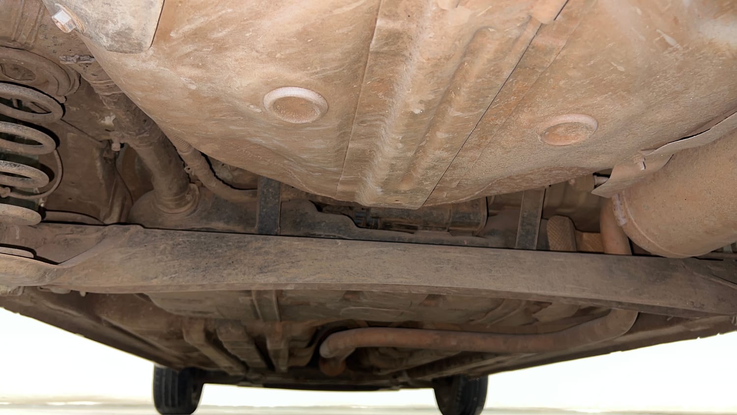 Used 2020 Hyundai Elite i20 Sportz Plus 1.2 Petrol Manual extra REAR UNDERBODY VIEW (TAKEN FROM REAR)
