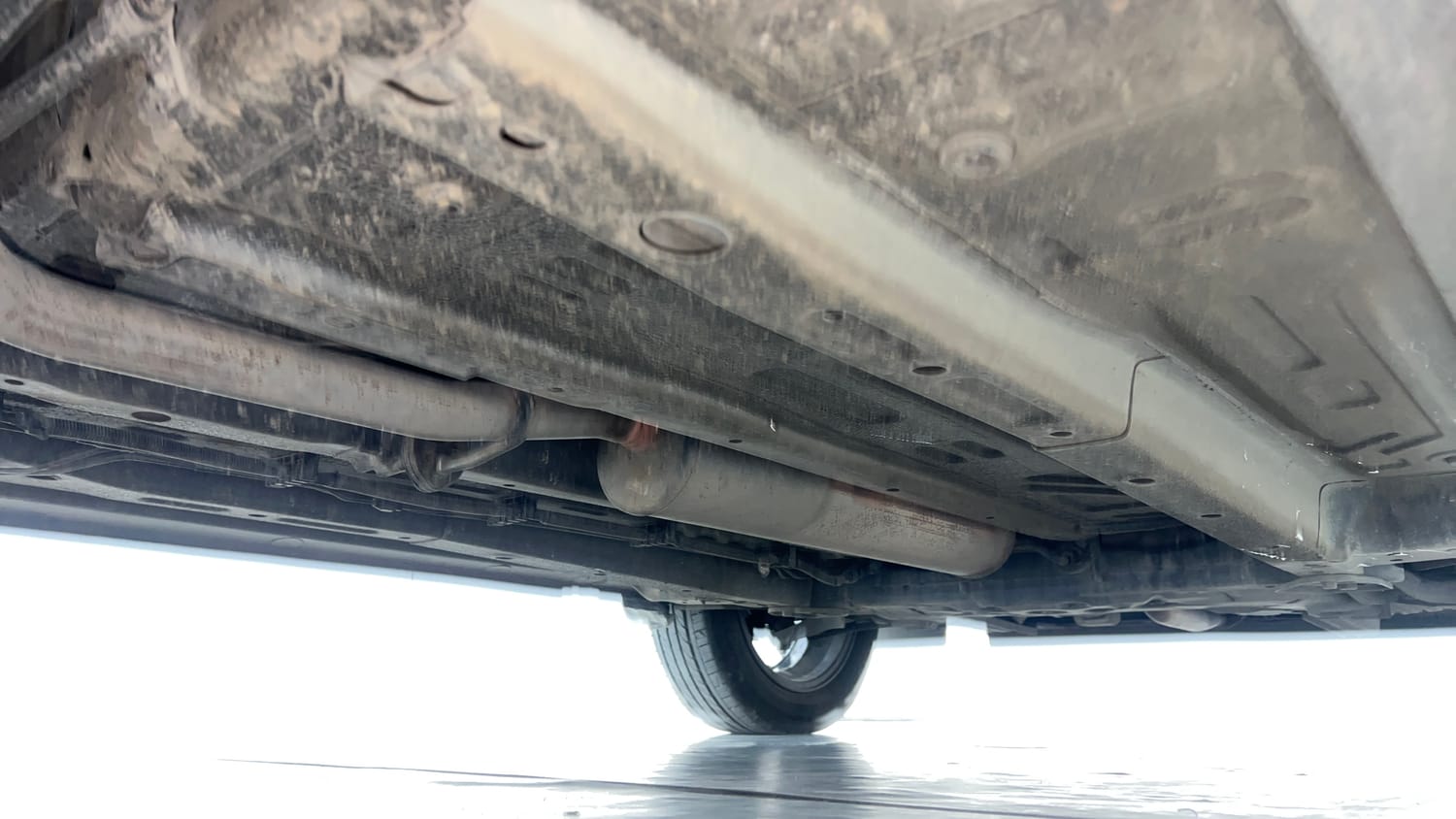 Used 2023 Tata Punch Creative AMT Petrol Automatic extra REAR RIGHT UNDERBODY VIEW