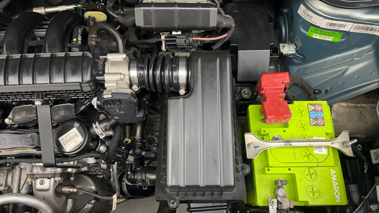 Used 2023 Tata Punch Creative AMT Petrol Automatic engine ENGINE LEFT SIDE VIEW