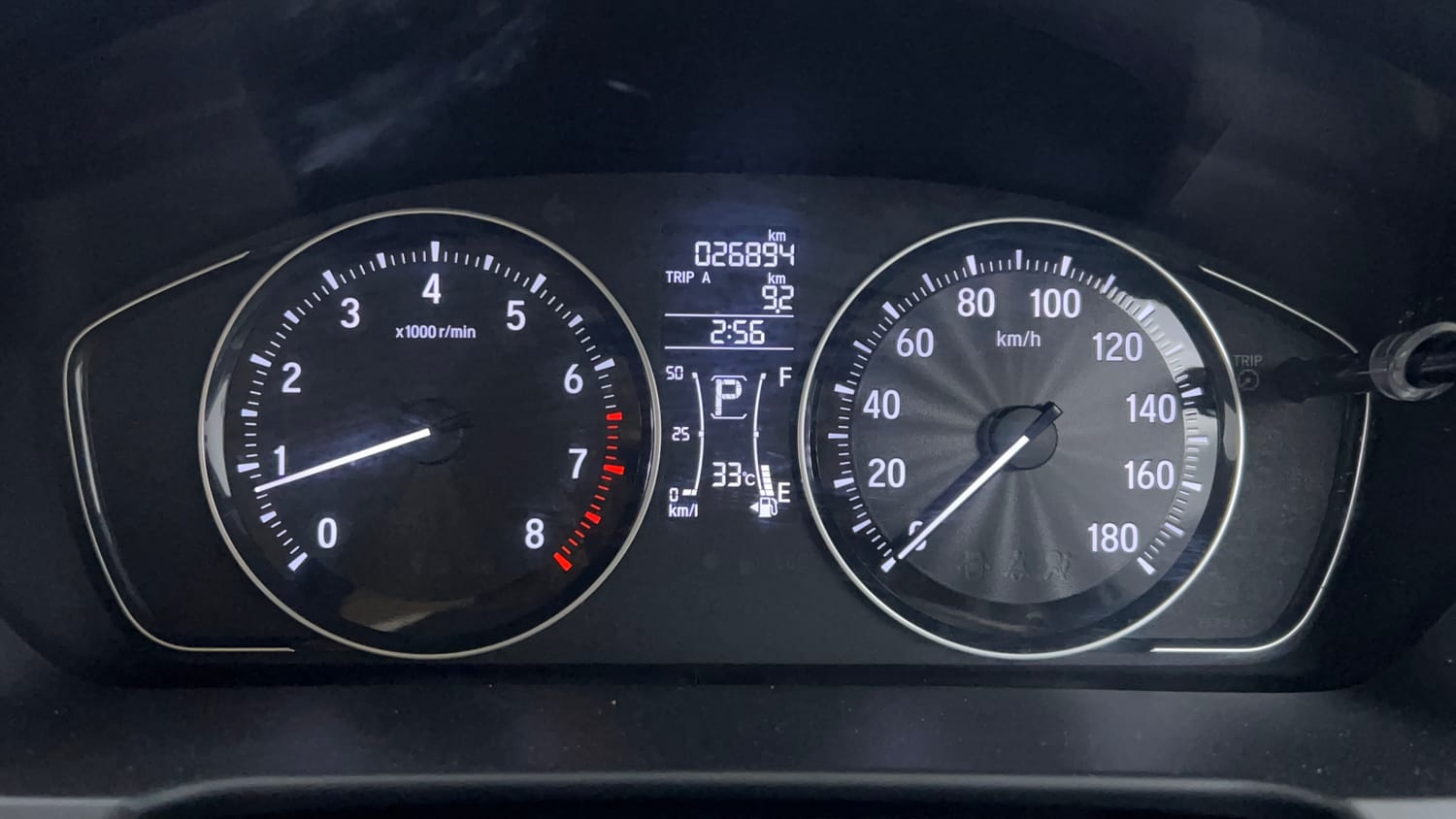 Used 2022 Honda Amaze VX CVT 1.2 Petrol Petrol Automatic interior CLUSTERMETER VIEW