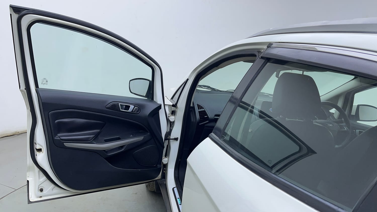 Used 2018 Ford EcoSport Titanium + 1.5L TDCi Diesel Manual interior LEFT FRONT DOOR OPEN VIEW