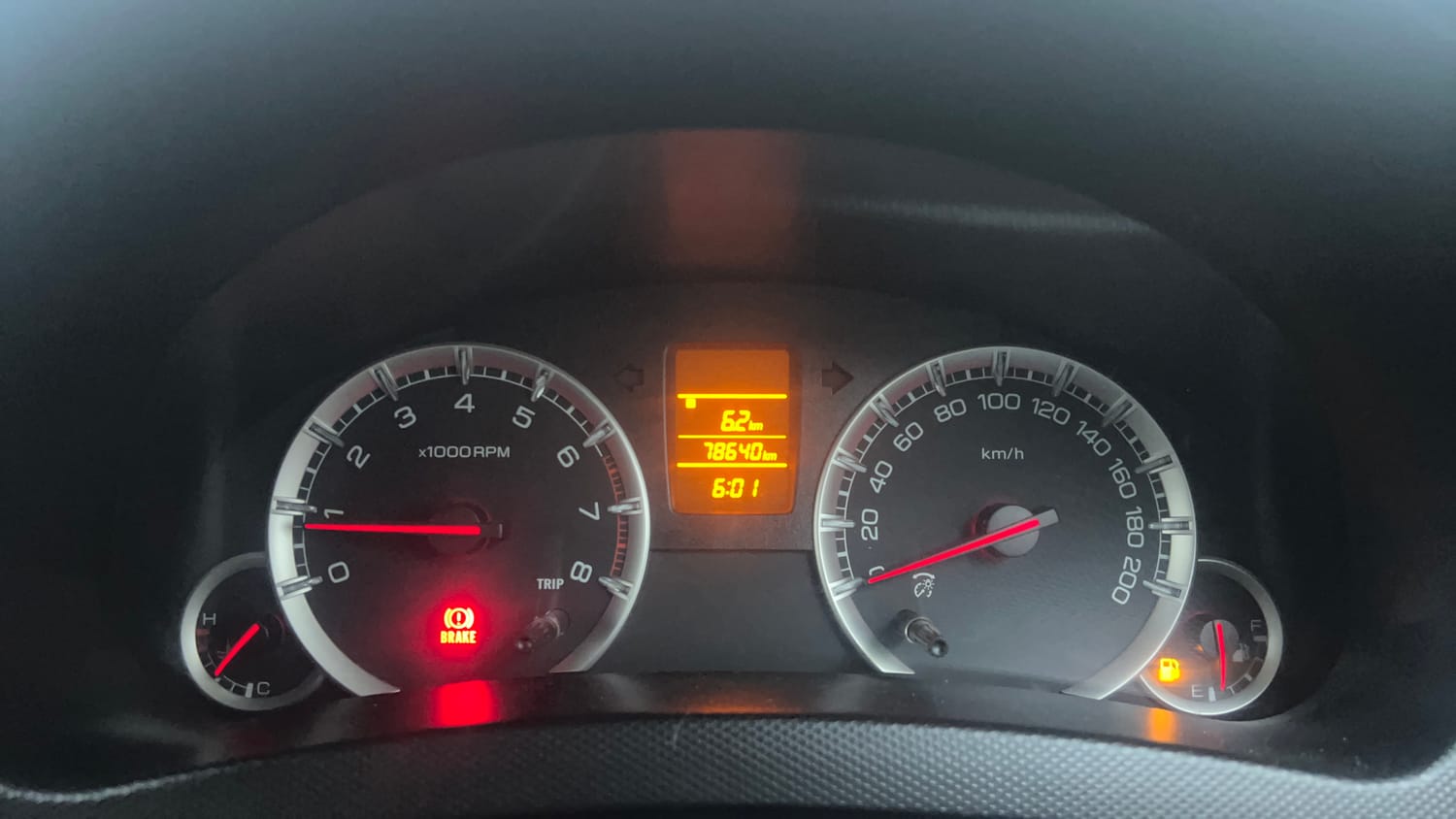 Used 2015 Maruti Suzuki Swift VXi Petrol Manual interior CLUSTERMETER VIEW