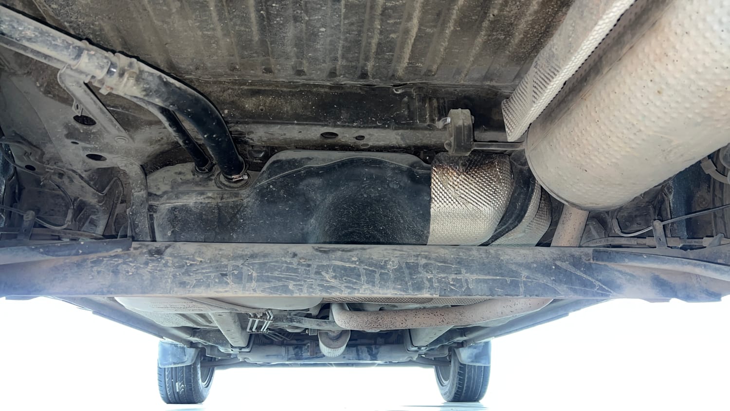 Used 2021 Ford EcoSport Titanium Plus 1.5L Ti-VCT AT Petrol Automatic extra REAR UNDERBODY VIEW (TAKEN FROM REAR)