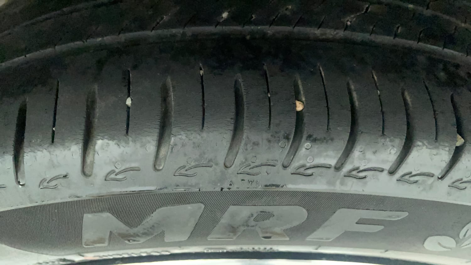Used 2023 Tata Altroz XZ Plus (S) Diesel Diesel Manual tyres LEFT REAR TYRE TREAD VIEW