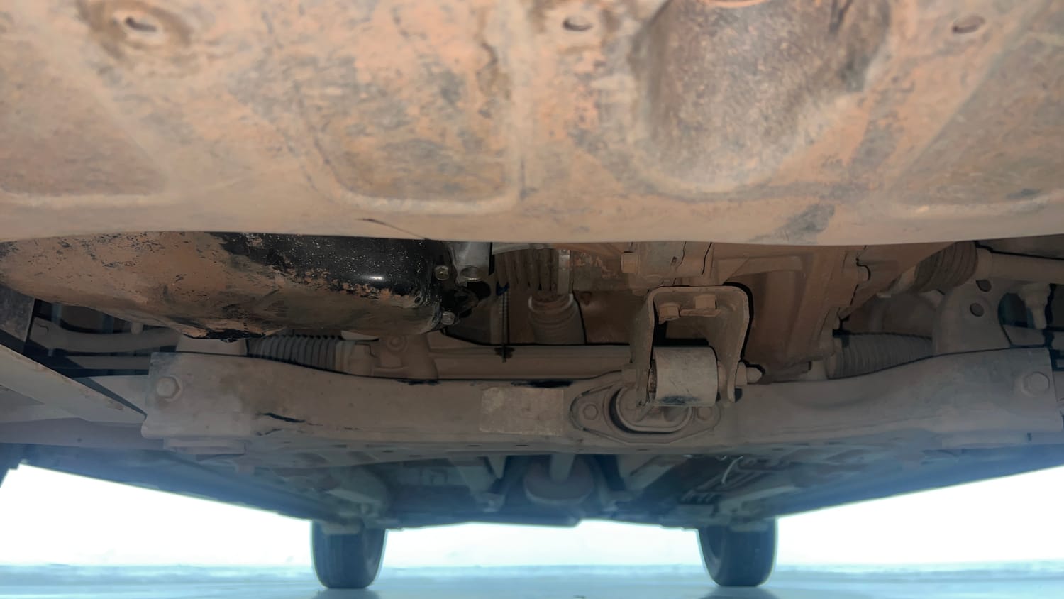 Used 2021 Hyundai i20 Sportz 1.2 MT Petrol Manual extra FRONT LEFT UNDERBODY VIEW