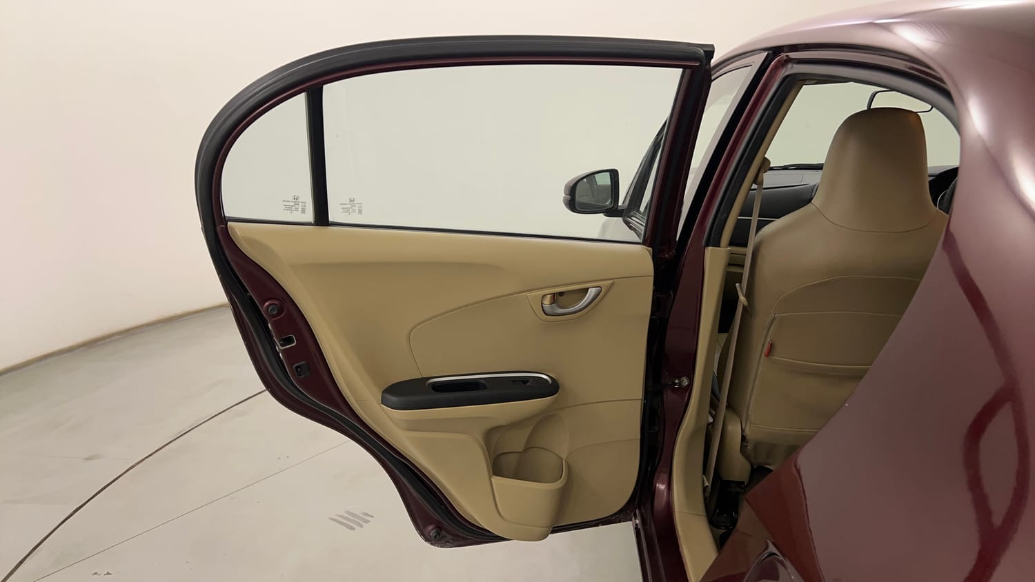 Used 2019 Honda Amaze 1.5 SX i-DTEC Diesel Manual interior LEFT REAR DOOR OPEN VIEW