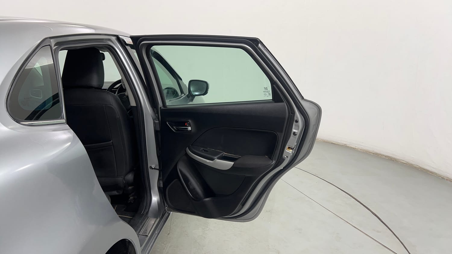 Used 2017 Maruti Suzuki Baleno Alpha 1.2 Petrol Manual interior RIGHT REAR DOOR OPEN VIEW