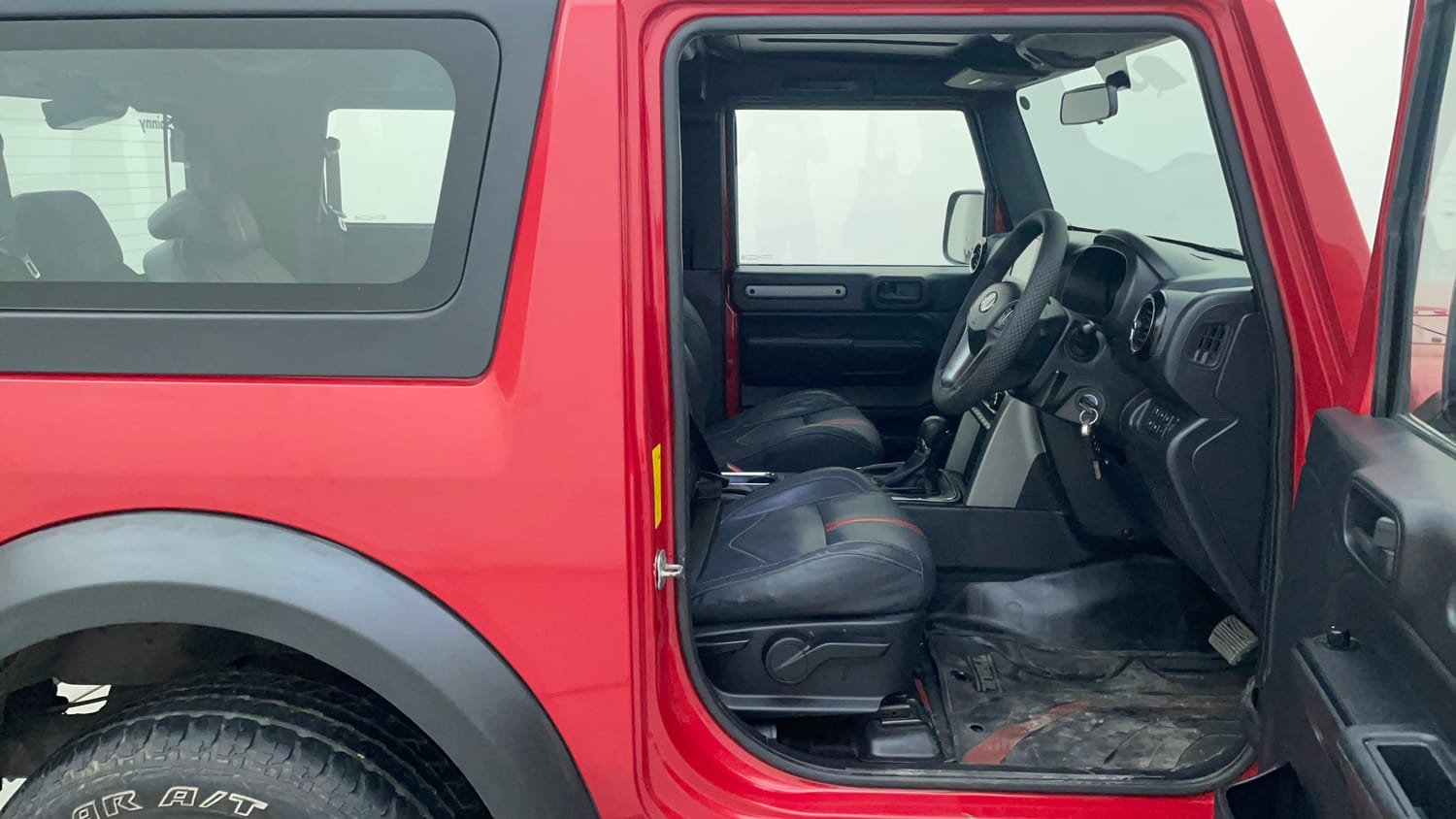 Used 2022 mahindra Thar LX Hard Top Petrol AT 4WD Petrol Automatic interior RIGHT SIDE FRONT DOOR CABIN VIEW