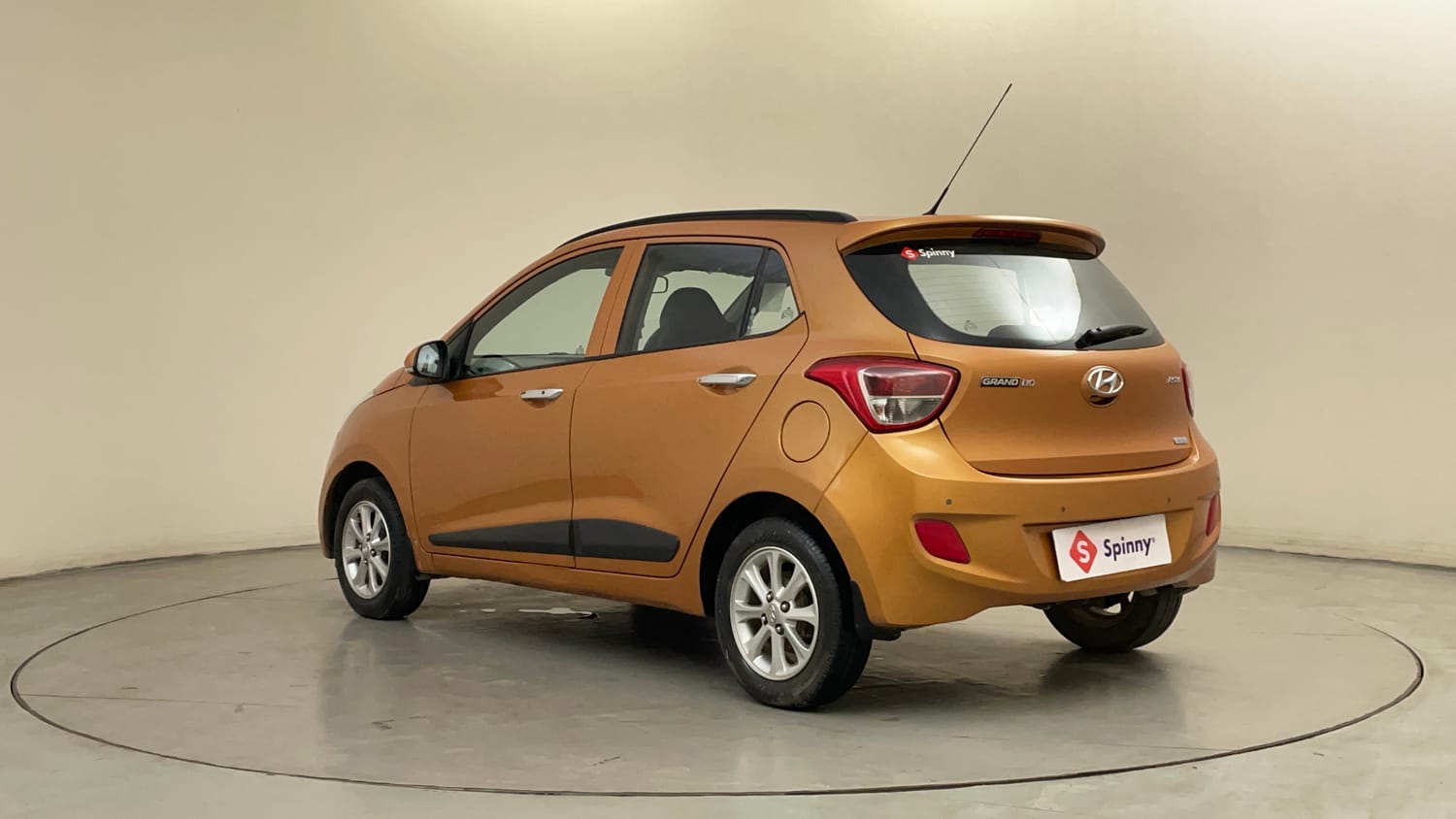 Used 2015 Hyundai Grand i10 Asta AT 1.2 Kappa VTVT Petrol Automatic exterior LEFT REAR CORNER VIEW