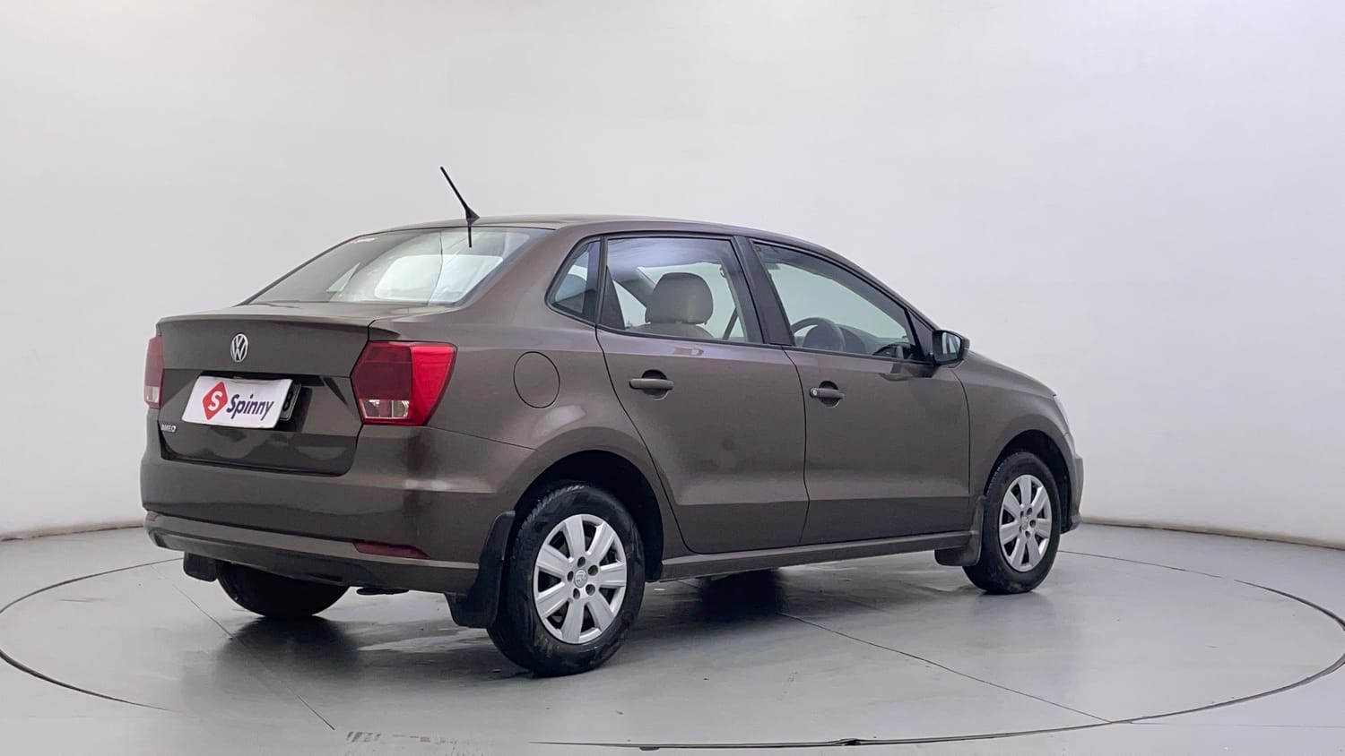 Used 2017 Volkswagen Ameo Trendline 1.2L (P) Petrol Manual exterior RIGHT REAR CORNER VIEW