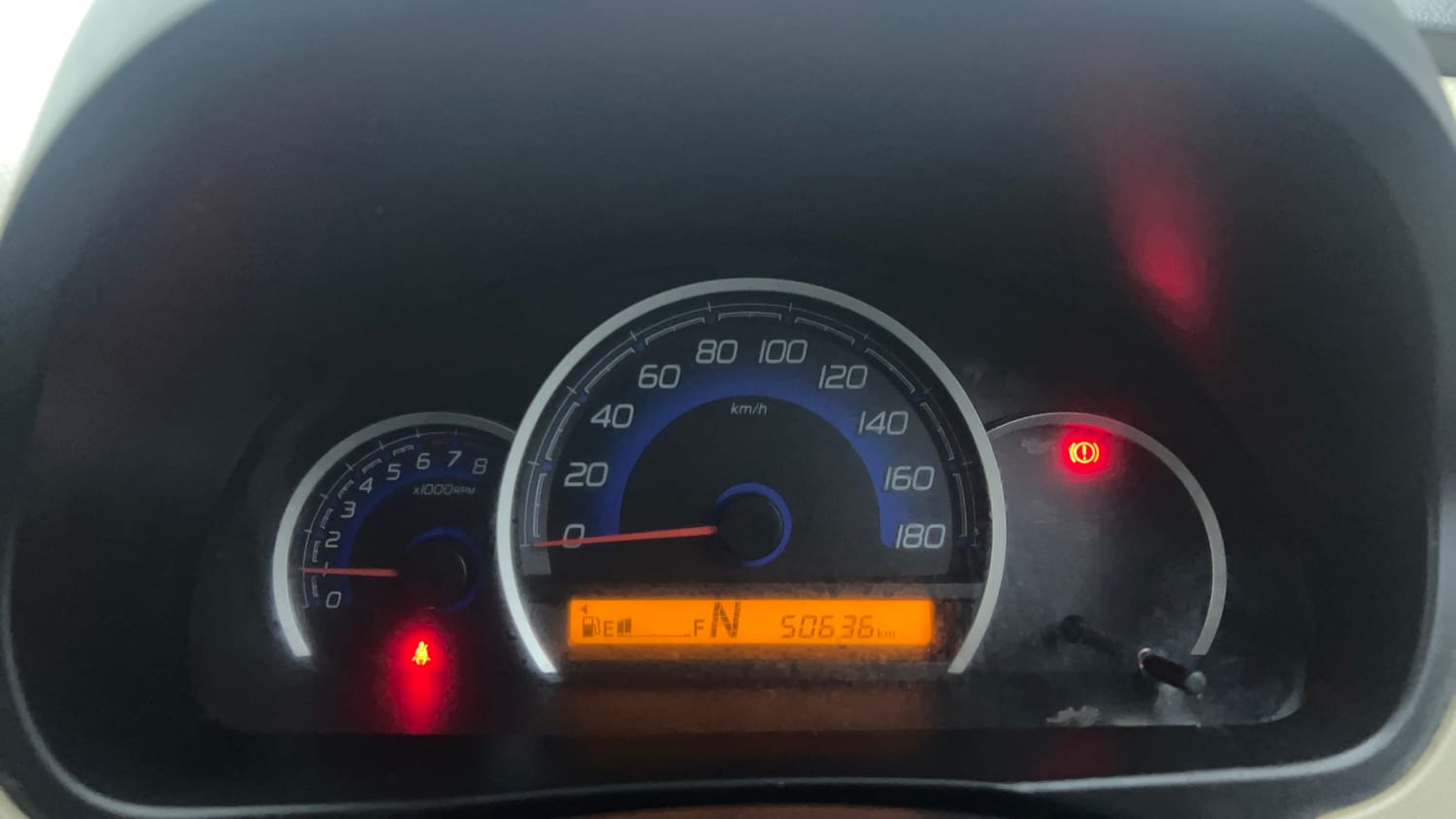 Used 2017 Maruti Suzuki Wagon R 1.0 VXI AMT Petrol Automatic interior CLUSTERMETER VIEW