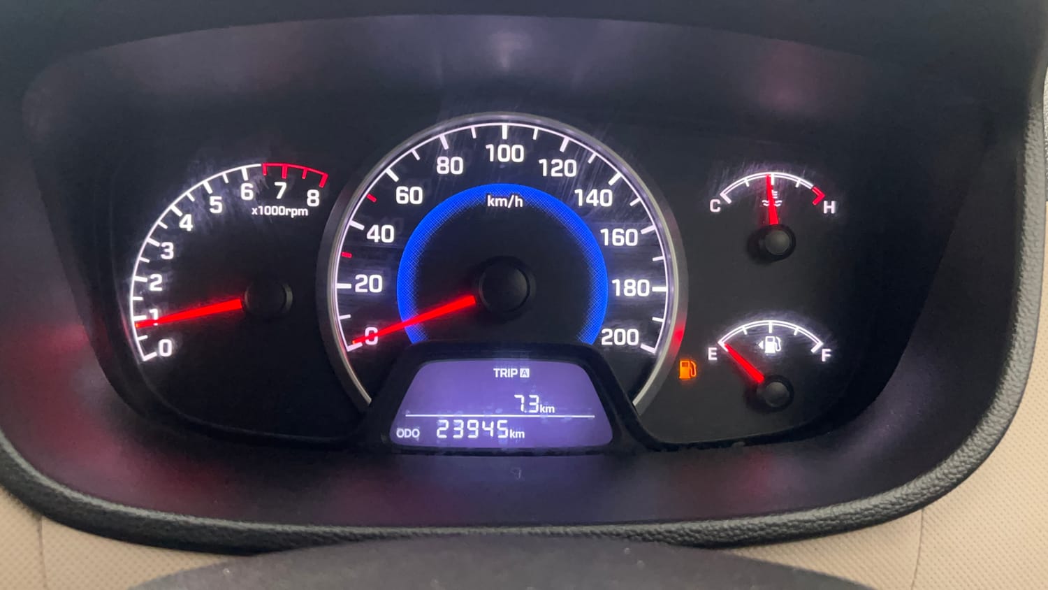 Used 2017 Hyundai Grand i10 Magna 1.2 Kappa VTVT Petrol Manual interior CLUSTERMETER VIEW