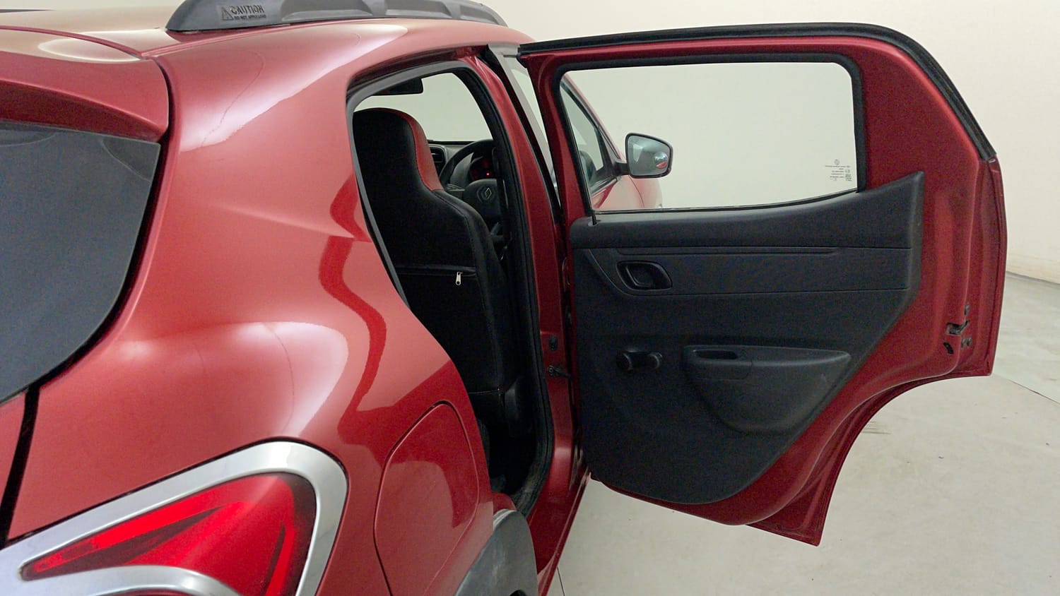 Used 2016 Renault Kwid 1.0 RXT Petrol Manual interior RIGHT REAR DOOR OPEN VIEW