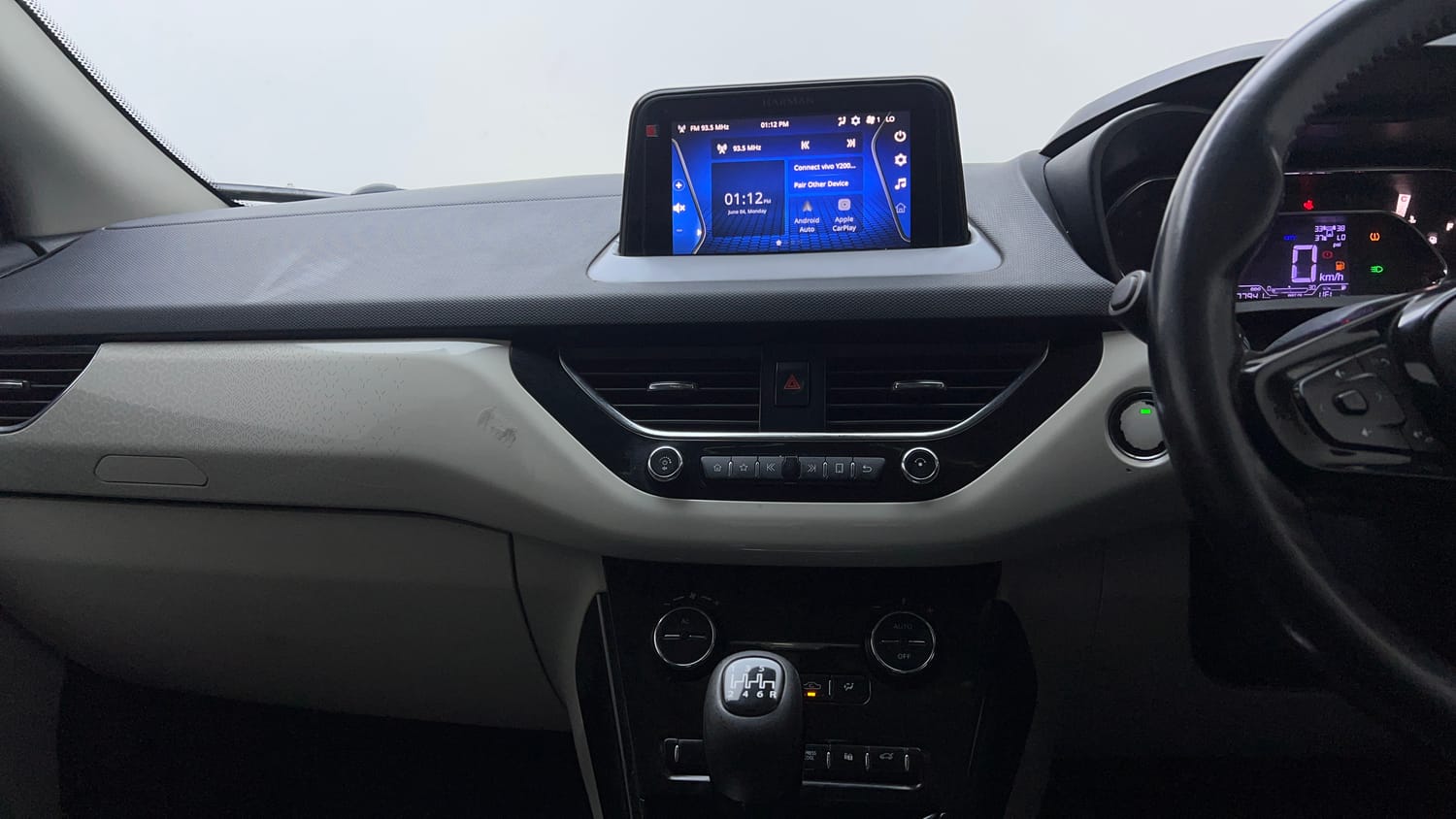 Used 2021 Tata Nexon XZ Plus (S) Petrol Manual interior MUSIC SYSTEM & AC CONTROL VIEW