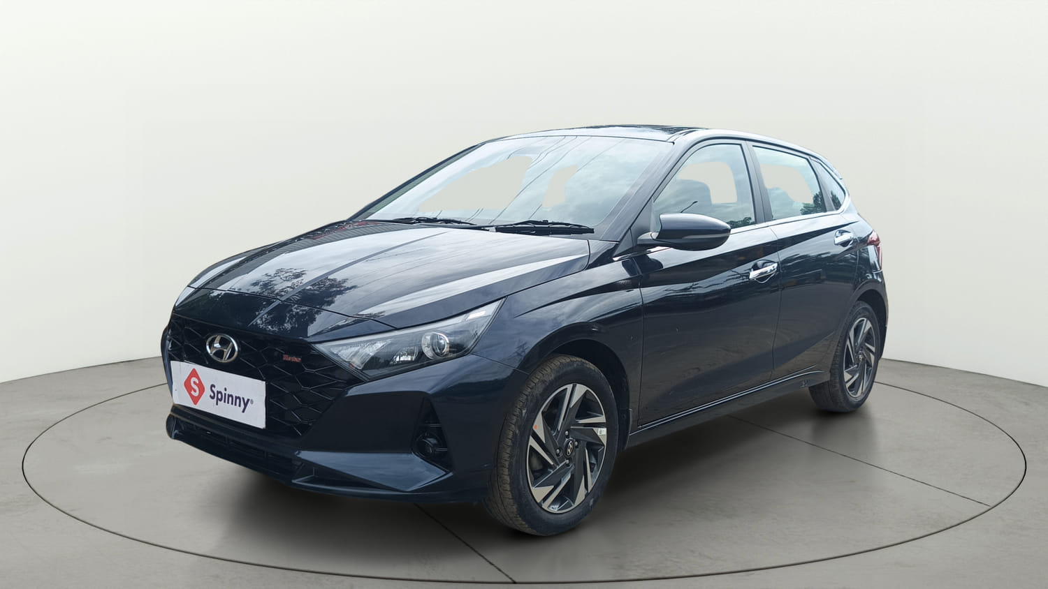 Used 2021 Hyundai New i20 Asta (O) 1.0 Turbo DCT Petrol Automatic exterior LEFT FRONT CORNER VIEW