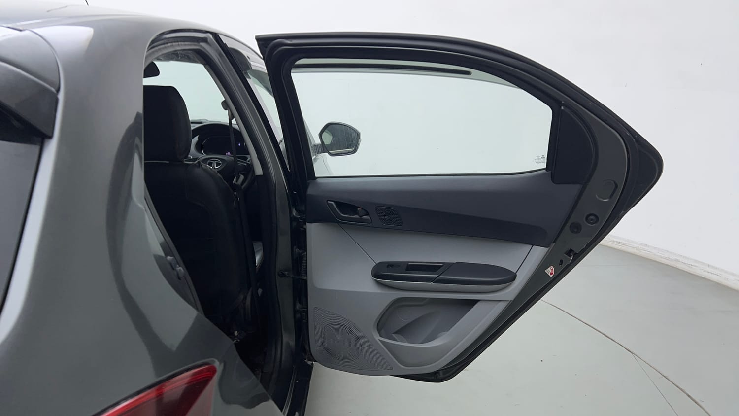 Used 2021 Tata Tiago LE Petro l+ CNG(Outside Fitted) Cng Manual interior RIGHT REAR DOOR OPEN VIEW