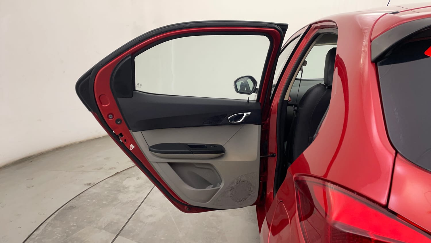 Used 2017 Tata Tiago Revotron XZ Petrol Manual interior LEFT REAR DOOR OPEN VIEW