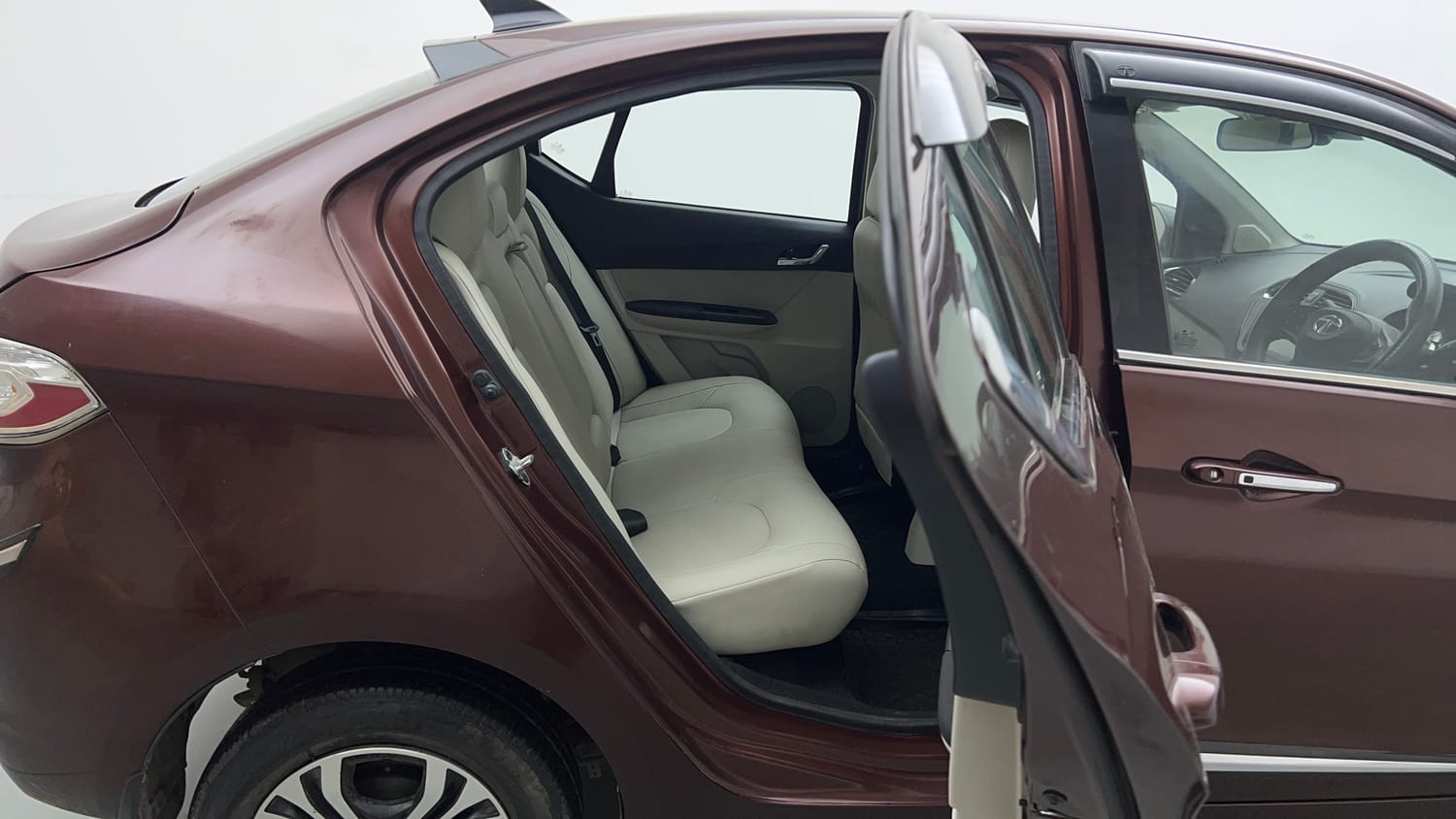 Used 2023 Tata Tigor XZ Plus CNG Leatherette Pack Cng Manual interior RIGHT SIDE REAR DOOR CABIN VIEW