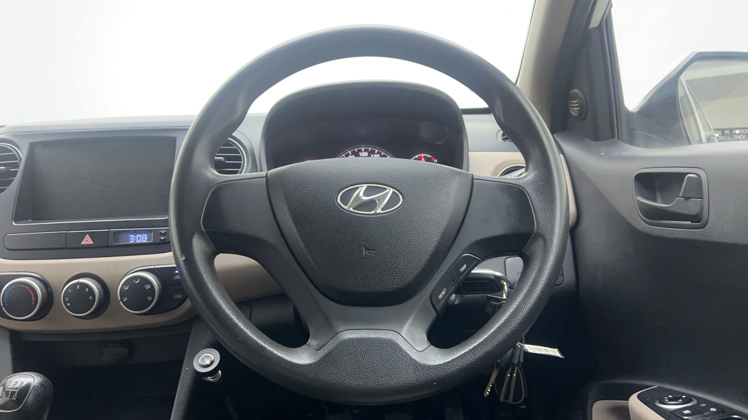 Used 2015 Hyundai Grand i10 Magna 1.2 Kappa VTVT Petrol Manual interior STEERING VIEW