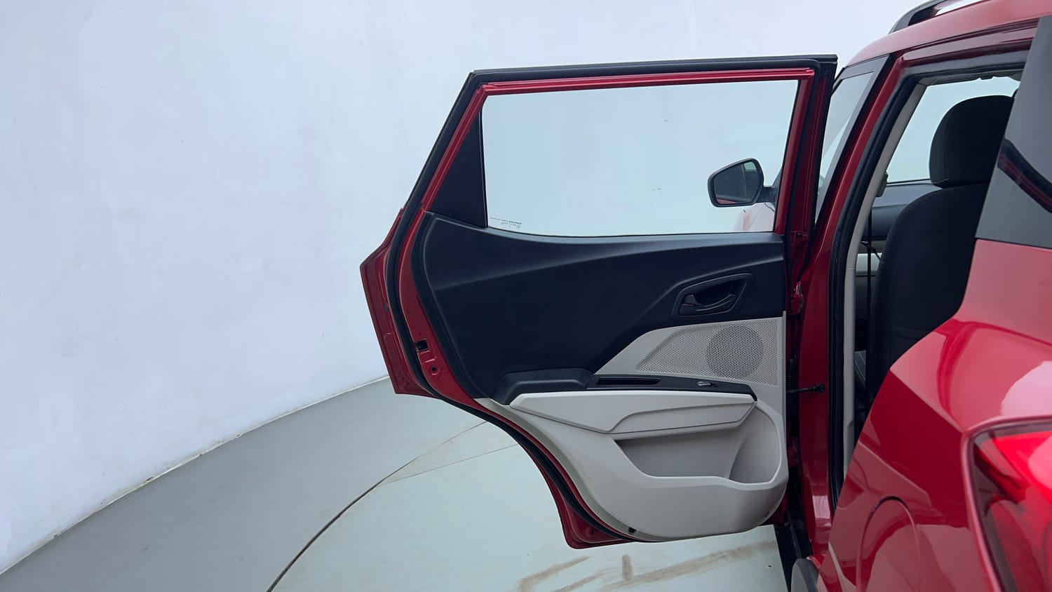 Used 2019 Mahindra XUV 300 1.2 W6 Petrol Manual interior LEFT REAR DOOR OPEN VIEW