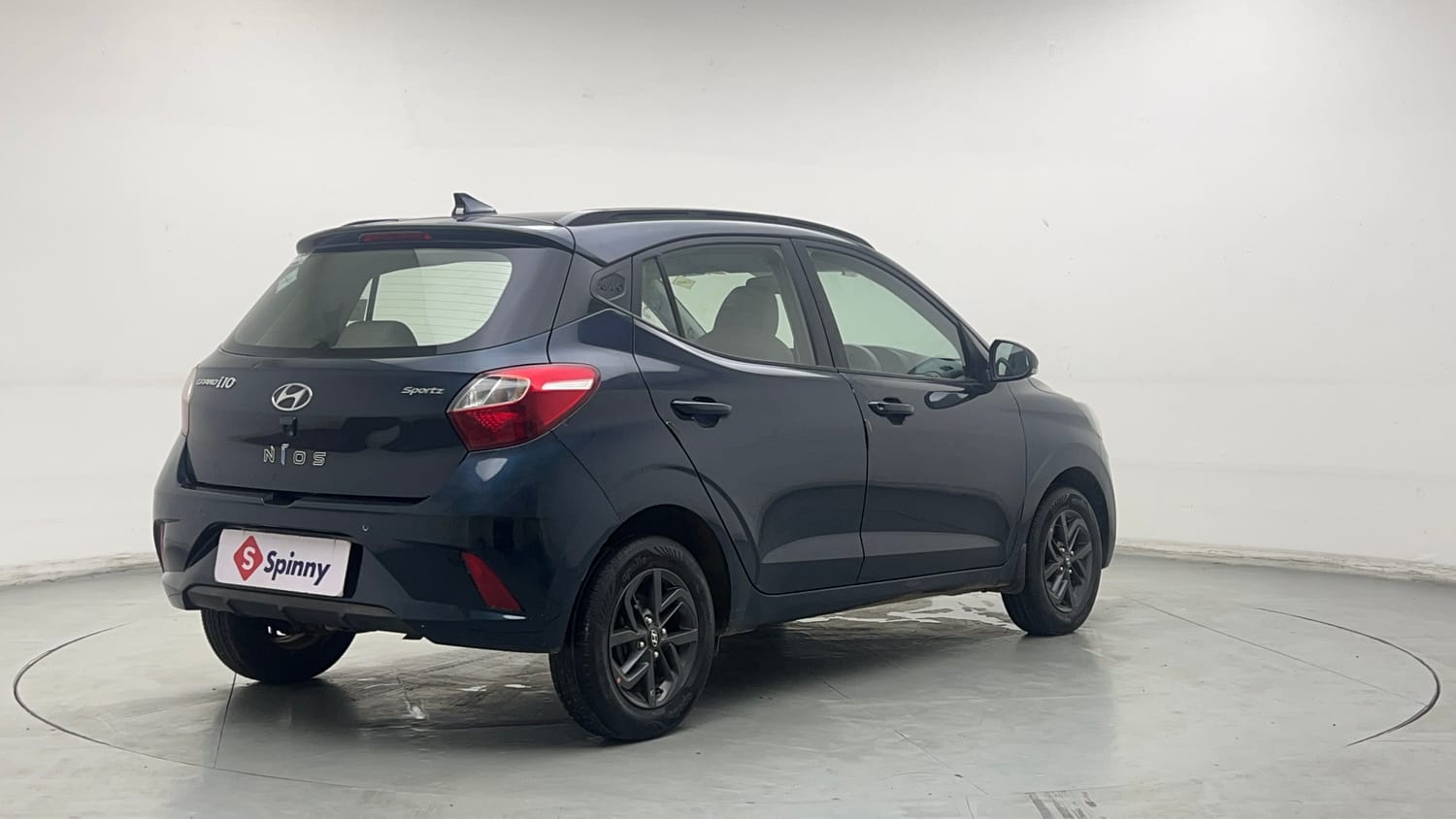 Used 2021 Hyundai Grand i10 Nios Sportz 1.2 Kappa VTVT CNG Cng Manual exterior RIGHT REAR CORNER VIEW