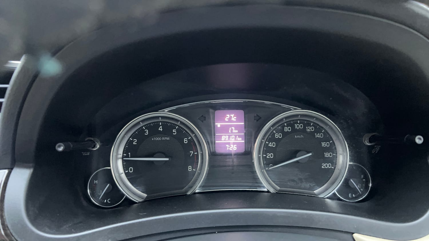 Used 2018 Maruti Suzuki Ciaz Zeta 1.4 MT Petrol Manual interior CLUSTERMETER VIEW