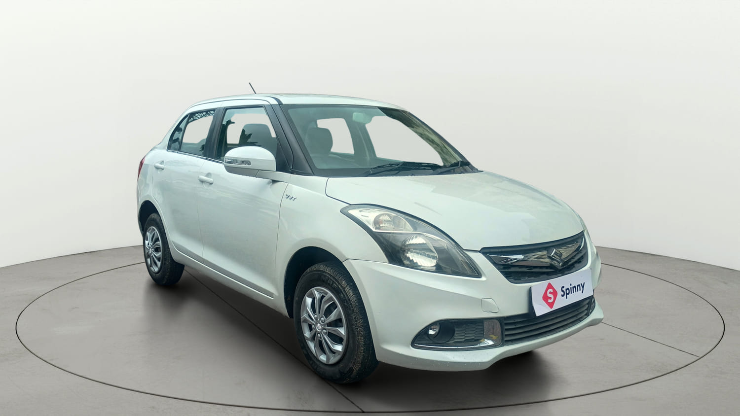 Used 2015 Maruti Suzuki Swift Dzire VXI Petrol Manual exterior RIGHT FRONT CORNER VIEW