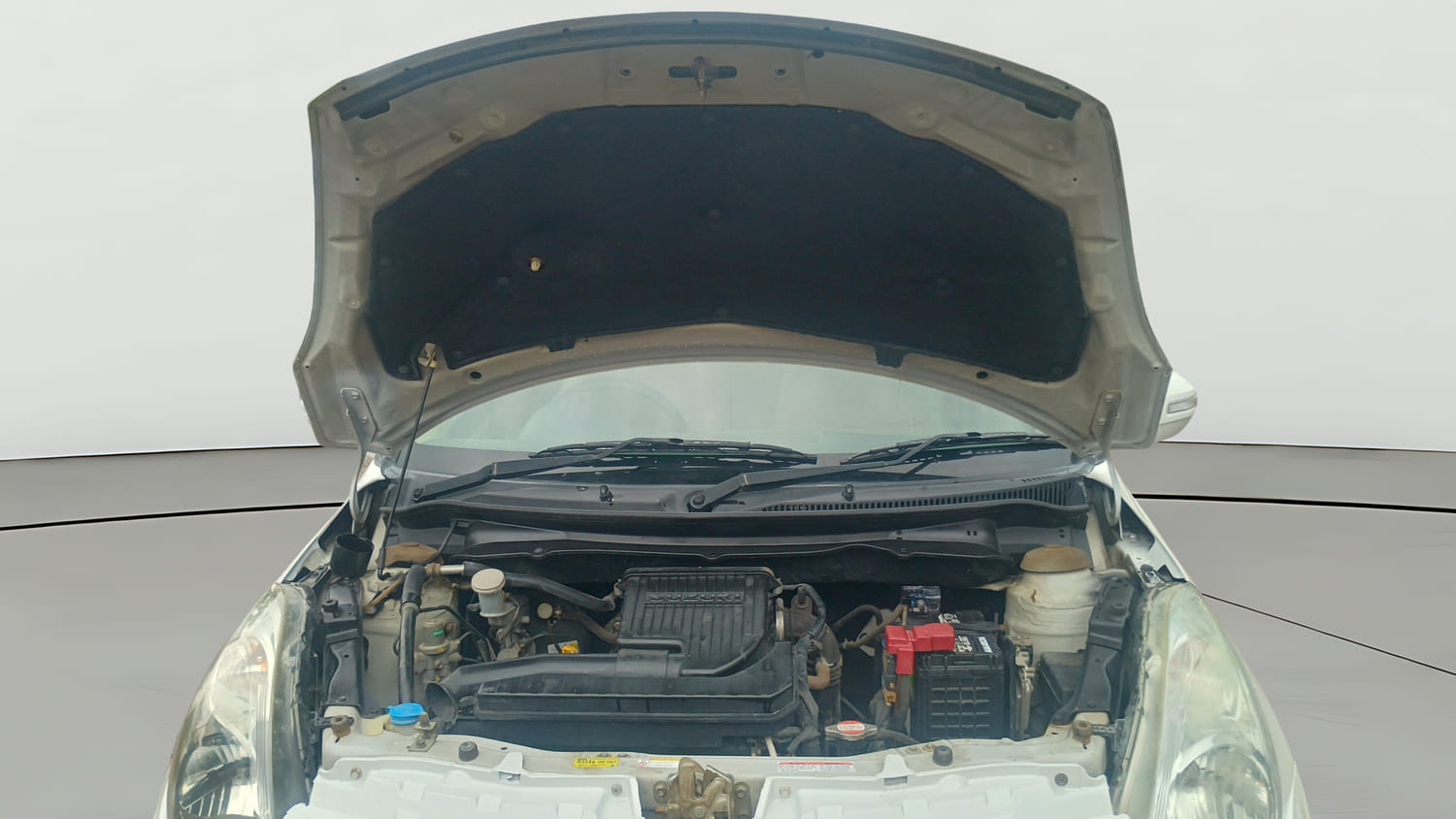 Used 2015 Maruti Suzuki Swift Dzire VXI Petrol Manual engine ENGINE & BONNET OPEN FRONT VIEW