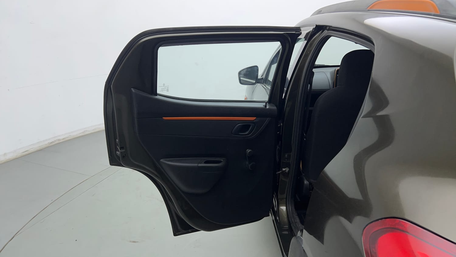 Used 2018 Renault Kwid CLIMBER 1.0 Petrol Manual interior LEFT REAR DOOR OPEN VIEW