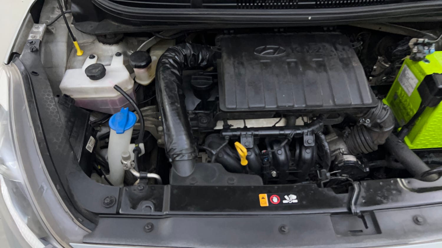 Used 2021 Hyundai Grand i10 Nios Asta 1.2 Kappa VTVT Petrol Manual engine ENGINE RIGHT SIDE VIEW