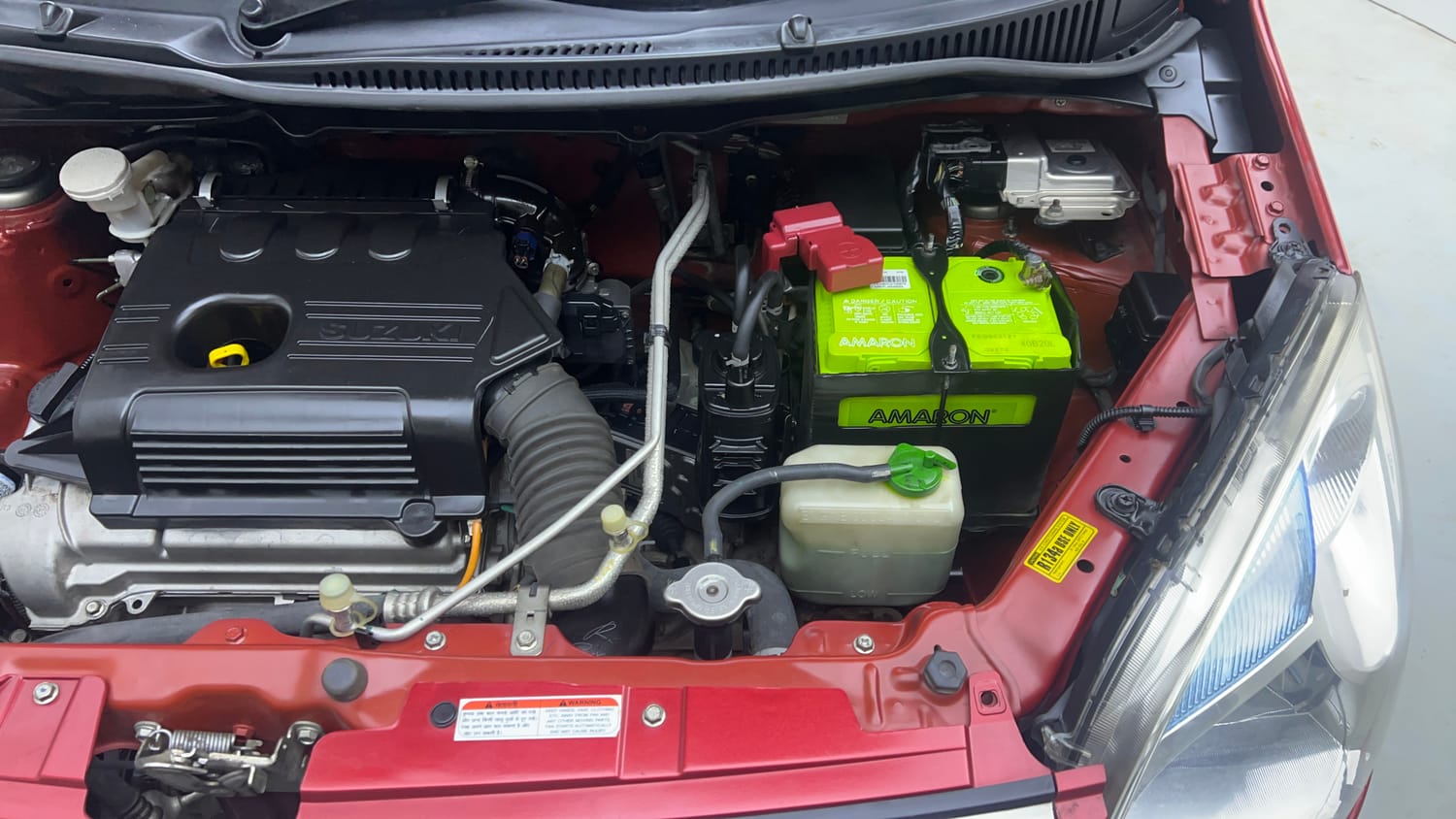 Used 2017 Maruti Suzuki Wagon R 1.0 VXI AMT Petrol Automatic engine ENGINE LEFT SIDE VIEW