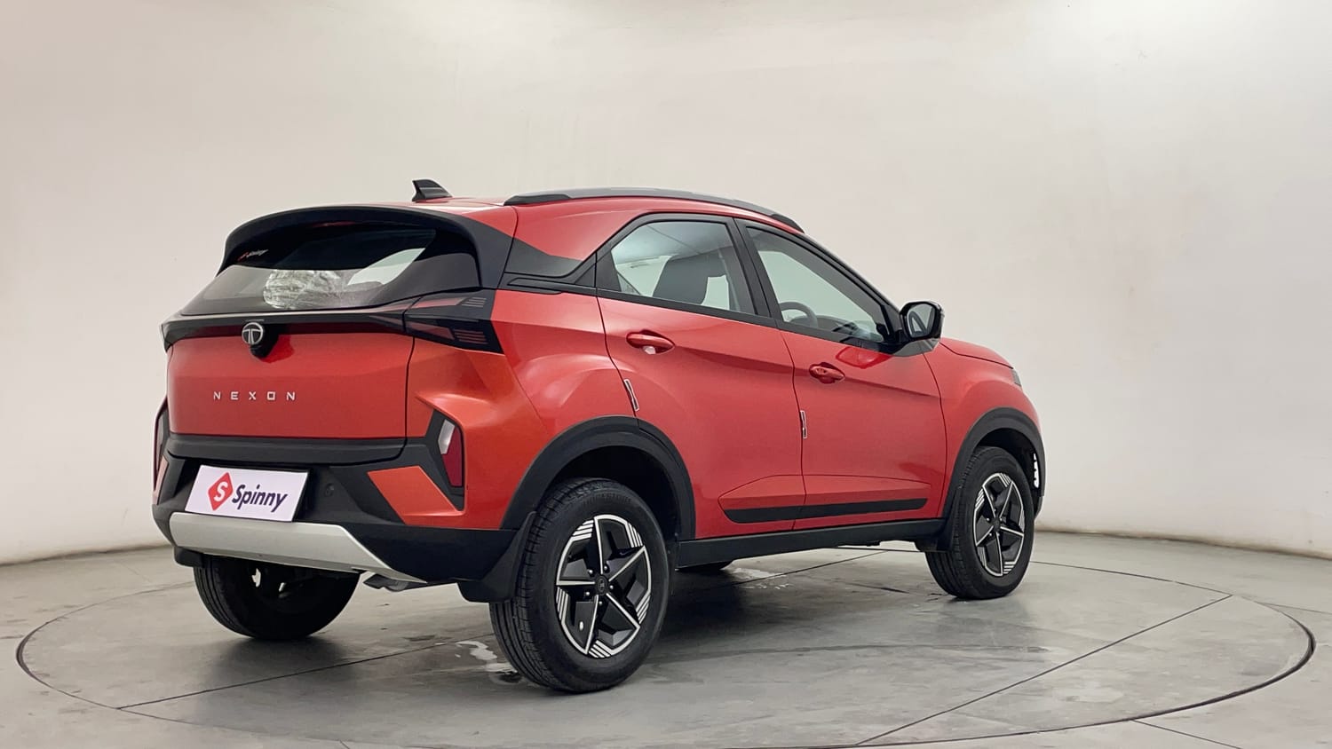 Used 2024 Tata Nexon Creative Plus S 1.2 Revotron Petrol 6AMT Petrol Automatic exterior RIGHT REAR CORNER VIEW